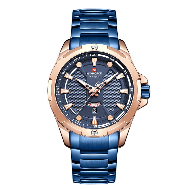 Top NAVIFORCE Mens Watch Brand Luxury Fashion Quartz Men Watches Waterproof Sports Male Military Wrist Watch Relogio Masculino
