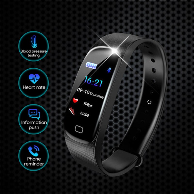 Olaf M5 Smart Bracelet Men Fitness Smart Wristband Women Sports Tracker Smart Watch Play Music Bracelet M6 Band For Adriod IOS