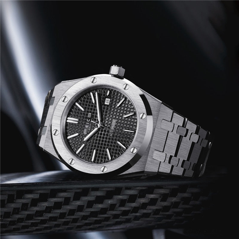FEICE Classic Mechanical Watch Men Luxury Men Automatic Watches Business Waterproof Clock Man Business Luminous Watch