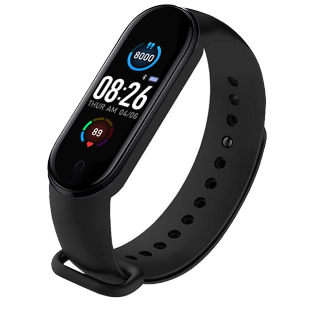 Olaf M5 Smart Bracelet Men Fitness Smart Wristband Women Sports Tracker Smart Watch Play Music Bracelet M6 Band For Adriod IOS