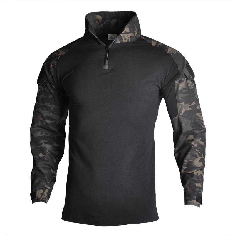Tactical Combat Camouflage Outdoor Airsoft Paintball Clothing Military Shooting UniformShirts Cargo Pants Elbow Knee Pads Suits
