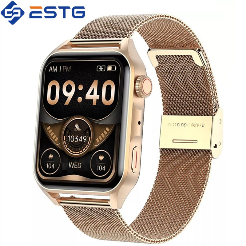 HK28 Smart Watch 1.78inch Amoled Men Women Smartwatch AI Voice Assistant Heart Rate Health Monitor Sports Wristwatch