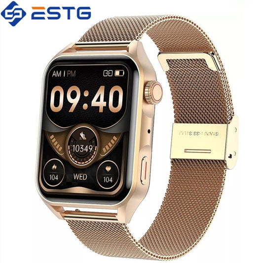 HK28 Smart Watch 1.78inch Amoled Men Women Smartwatch AI Voice Assistant Heart Rate Health Monitor Sports Wristwatch