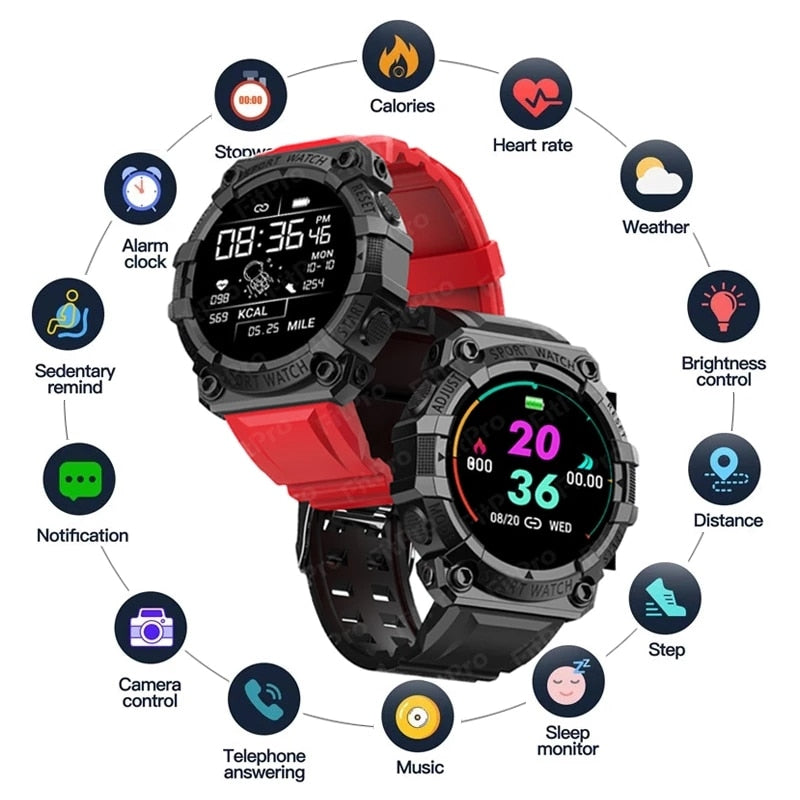 FD68S Smart Watch Men Women Touch Screen Sports Fitness Bracelet Wristwatch Waterproof Male Smartwatch Bluetooth For Android IOS