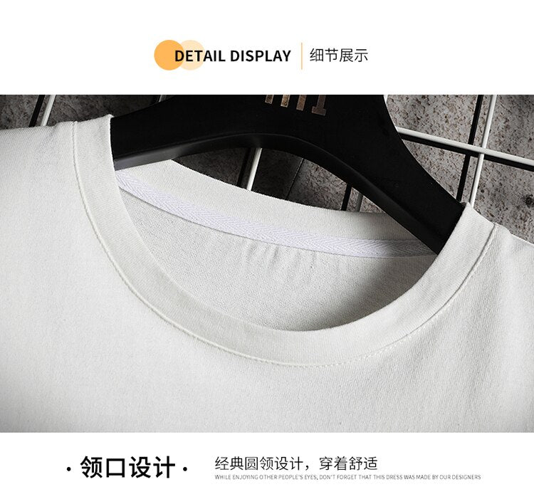 Men's Solid Color Classic Long Sleeve T-Shirt Casual Cotton Tops  Neck Pullover Tee Men Clothing