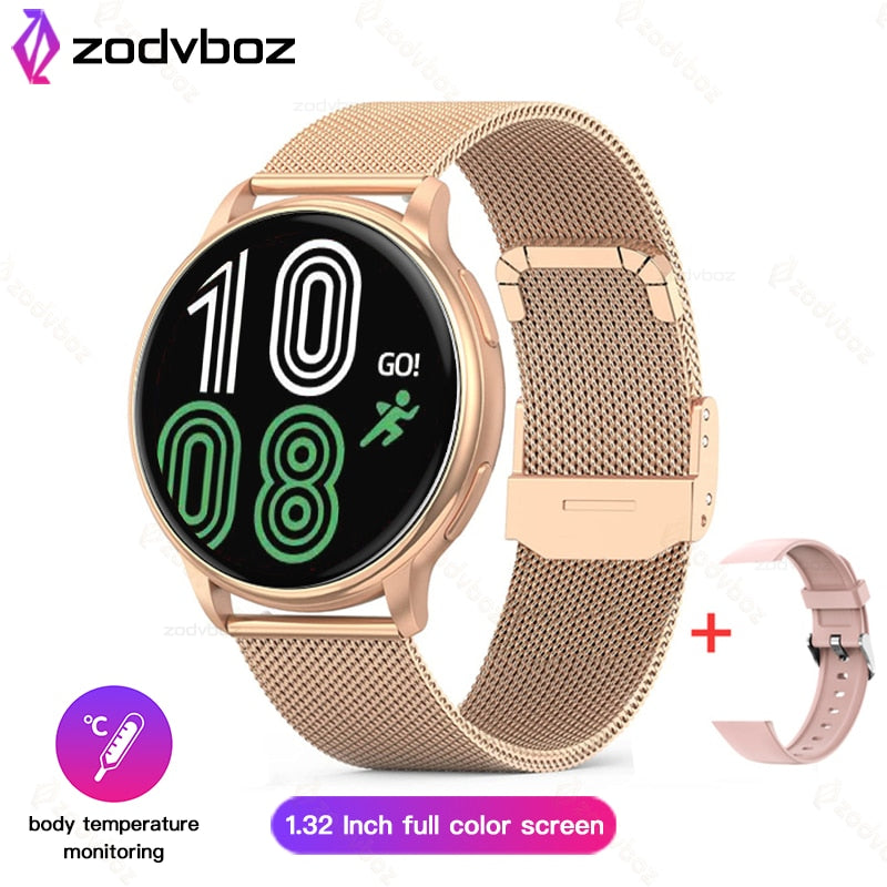 New Smart Watch Women Full Touch Screen Sports Fitness IP67 Waterproof Bluetooth Call Watch For Android IOS Smartwatch Women Men