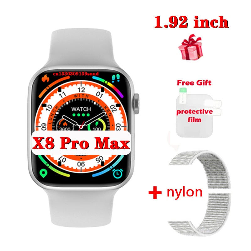 X8 Pro Max Smart Watch 3/4/5/6/10PCS Women Men Message Reminder 1.75 inch Dialing Sports Sleep Monitoring Heart-rate Smart Watch 1