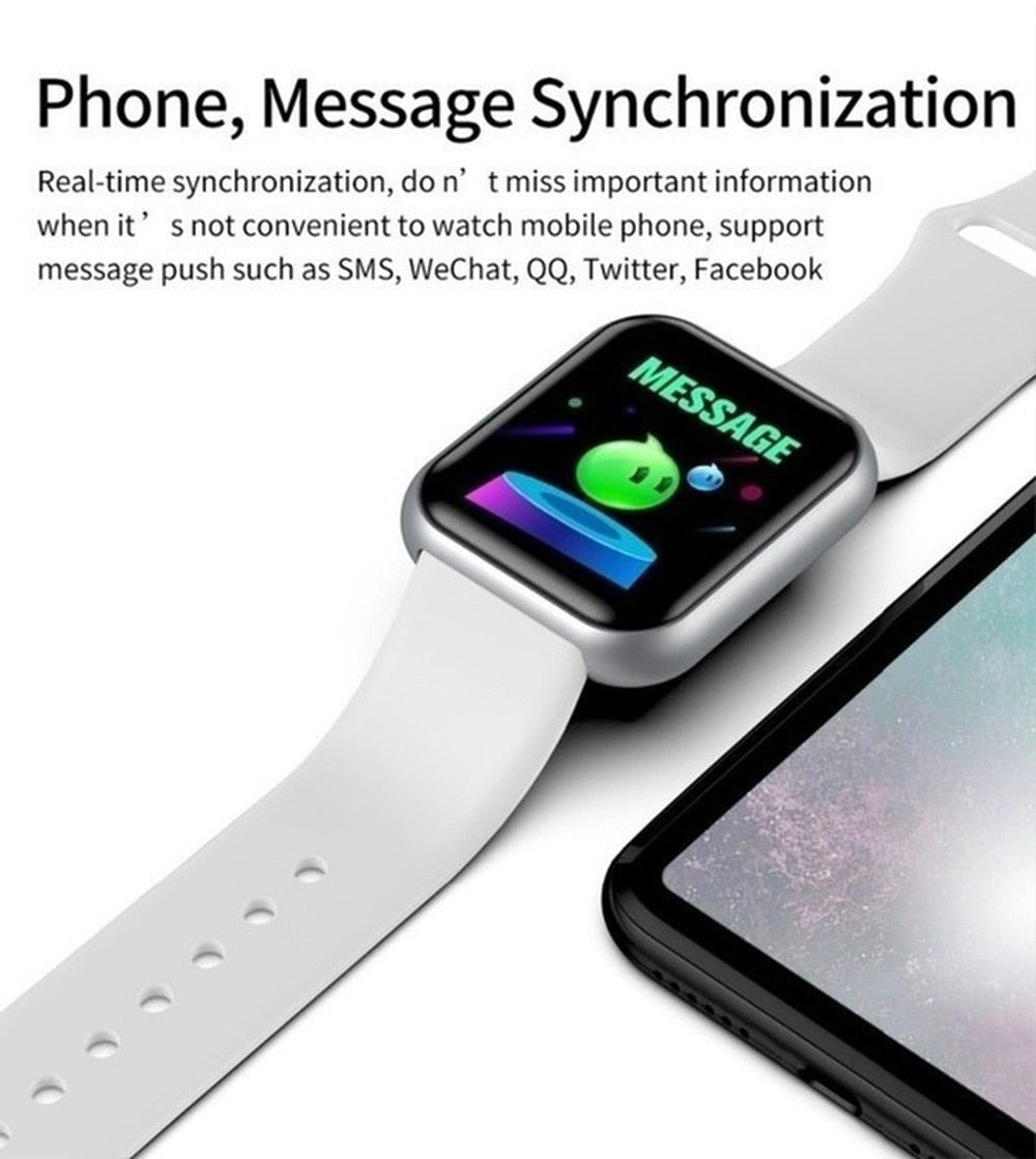 Smart Watch Men Women Chil Smartwatch Heart Rate Blood Pressure Monitor Fitness Tracker Watch Smart Bracelet for Android and IOS