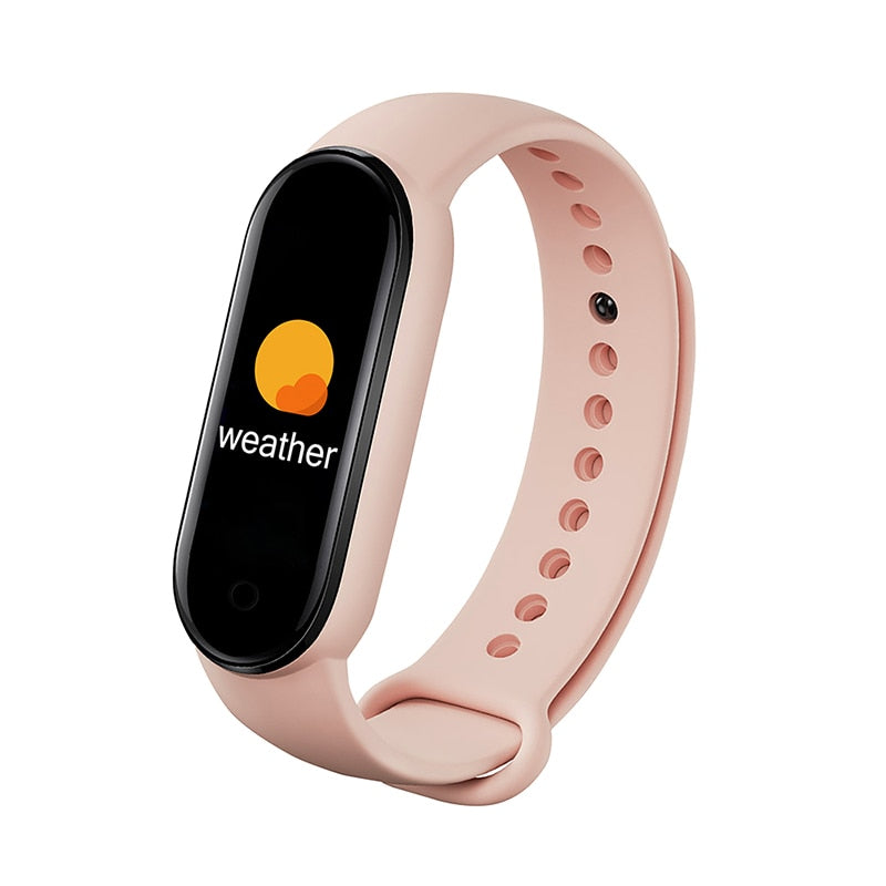 Olaf M5 Smart Bracelet Men Fitness Smart Wristband Women Sports Tracker Smart Watch Play Music Bracelet M6 Band For Adriod IOS