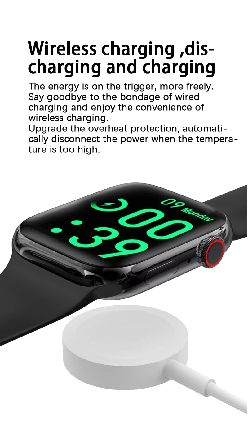 Series 8 2022 New Smart Watch Bluetooth Call Men Sports Fintess SmartBand Custom dial smartwatch for for Apple Watch men women