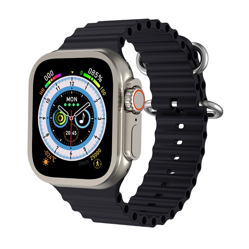 NEW In 49mm HW8 Ultra MAX Smart Watch Strap Lock 1:1 Orginal  Always on Man Body Temp Series 8 2.05" 520*580 Call NFC OUTDOOR