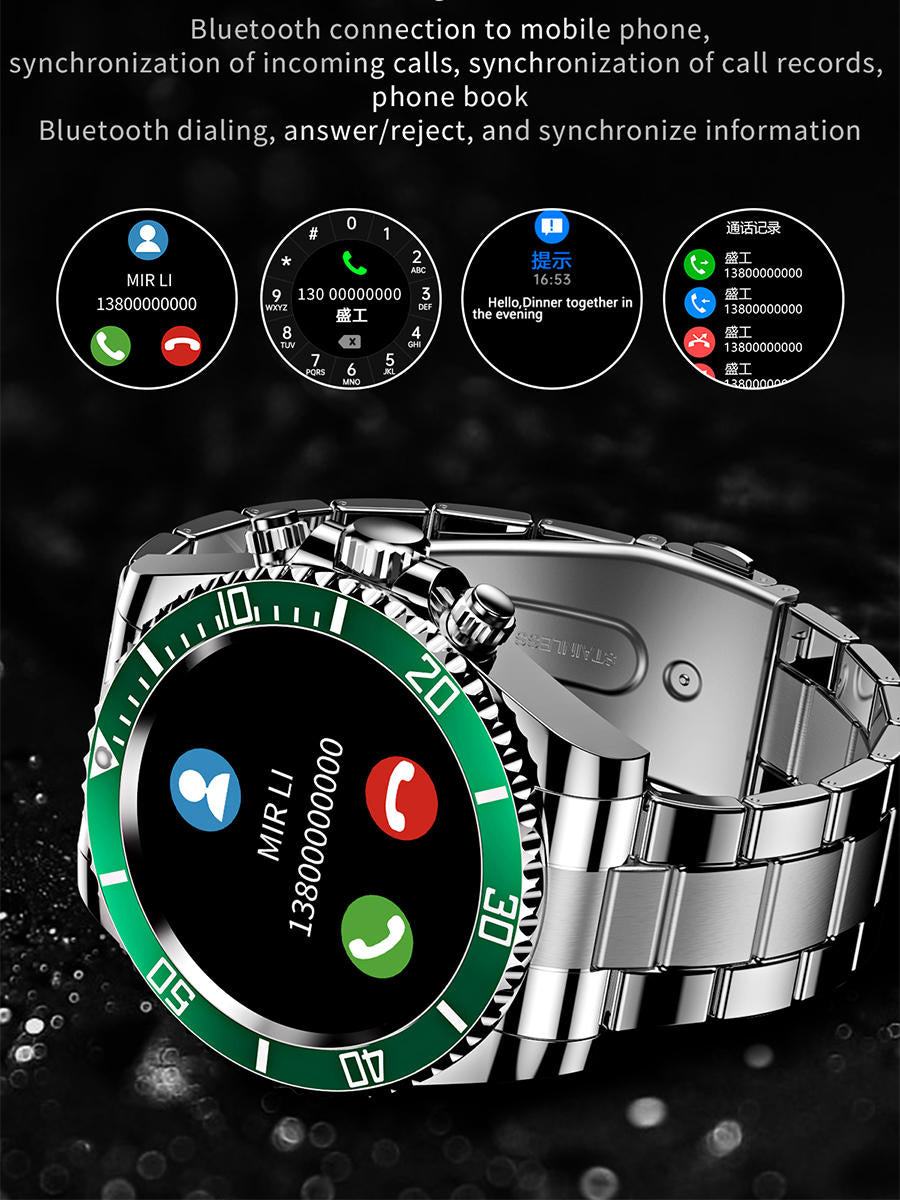 Smart Watch Men Watches Multifunction Smartwatch Fitness Sports Waterproof Wrist Clock Bluetooth Call Connected Business Casual