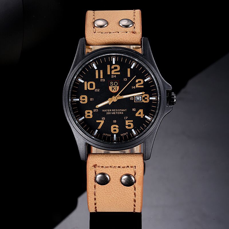 Military Watch for Men Top Quality Luxury Brand Quartz Mens Watches Luminous Canvas Band Relogio Masculino Fashion Male Clock