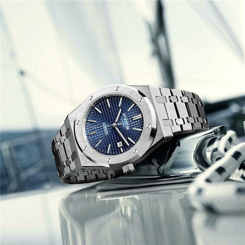 FEICE Classic Mechanical Watch Men Luxury Men Automatic Watches Business Waterproof Clock Man Business Luminous Watch