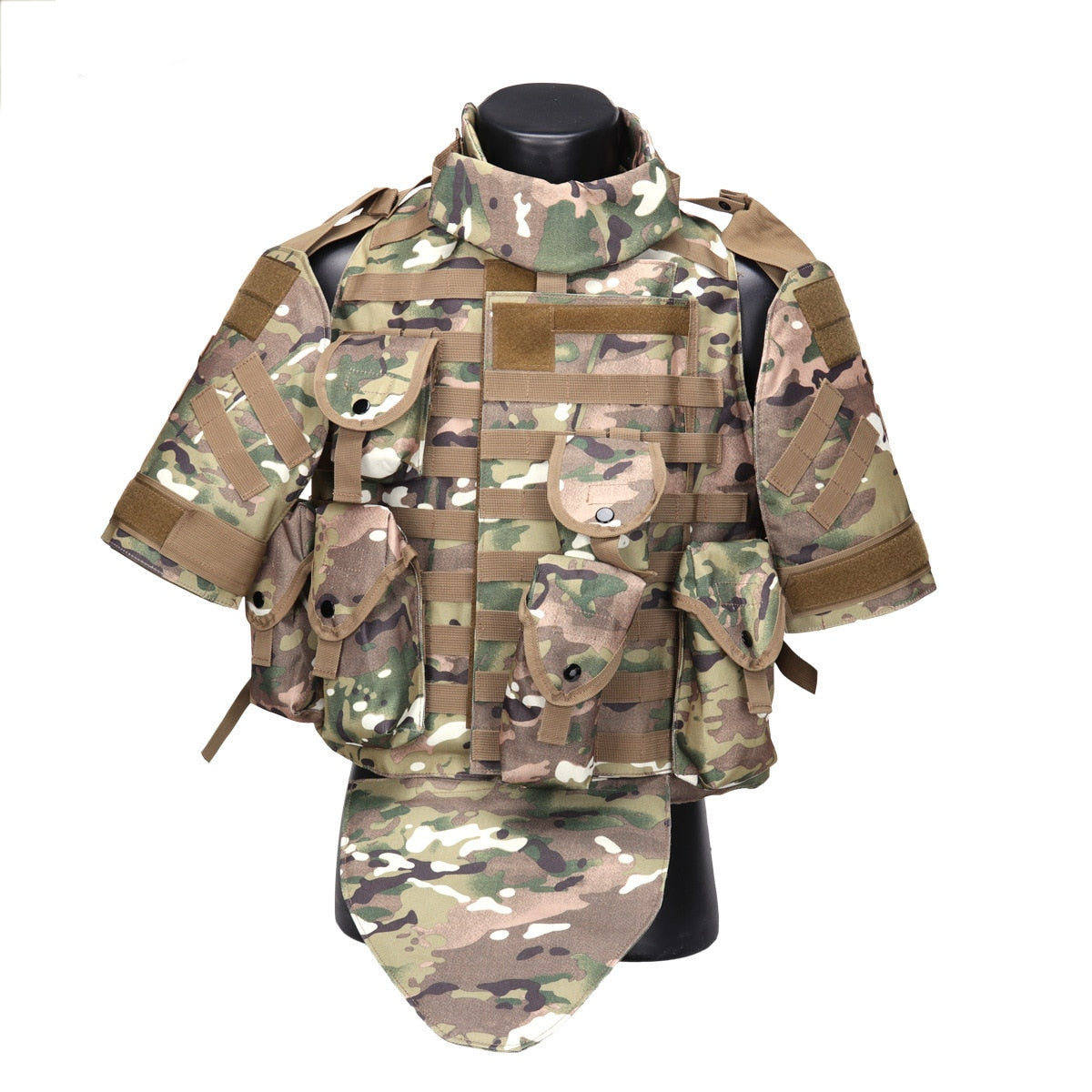 Tactical Vest Camouflage combat Body Armor With Pouch/Pad ACU USMC Airsoft Military Molle Assault Plate Carrier CS Clothing