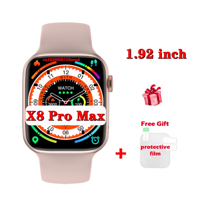 X8 Pro Max Smart Watch 3/4/5/6/10PCS Women Men Message Reminder 1.75 inch Dialing Sports Sleep Monitoring Heart-rate Smart Watch