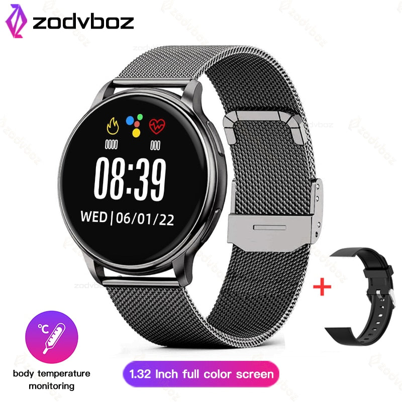New Smart Watch Women Full Touch Screen Sports Fitness IP67 Waterproof Bluetooth Call Watch For Android IOS Smartwatch Women Men
