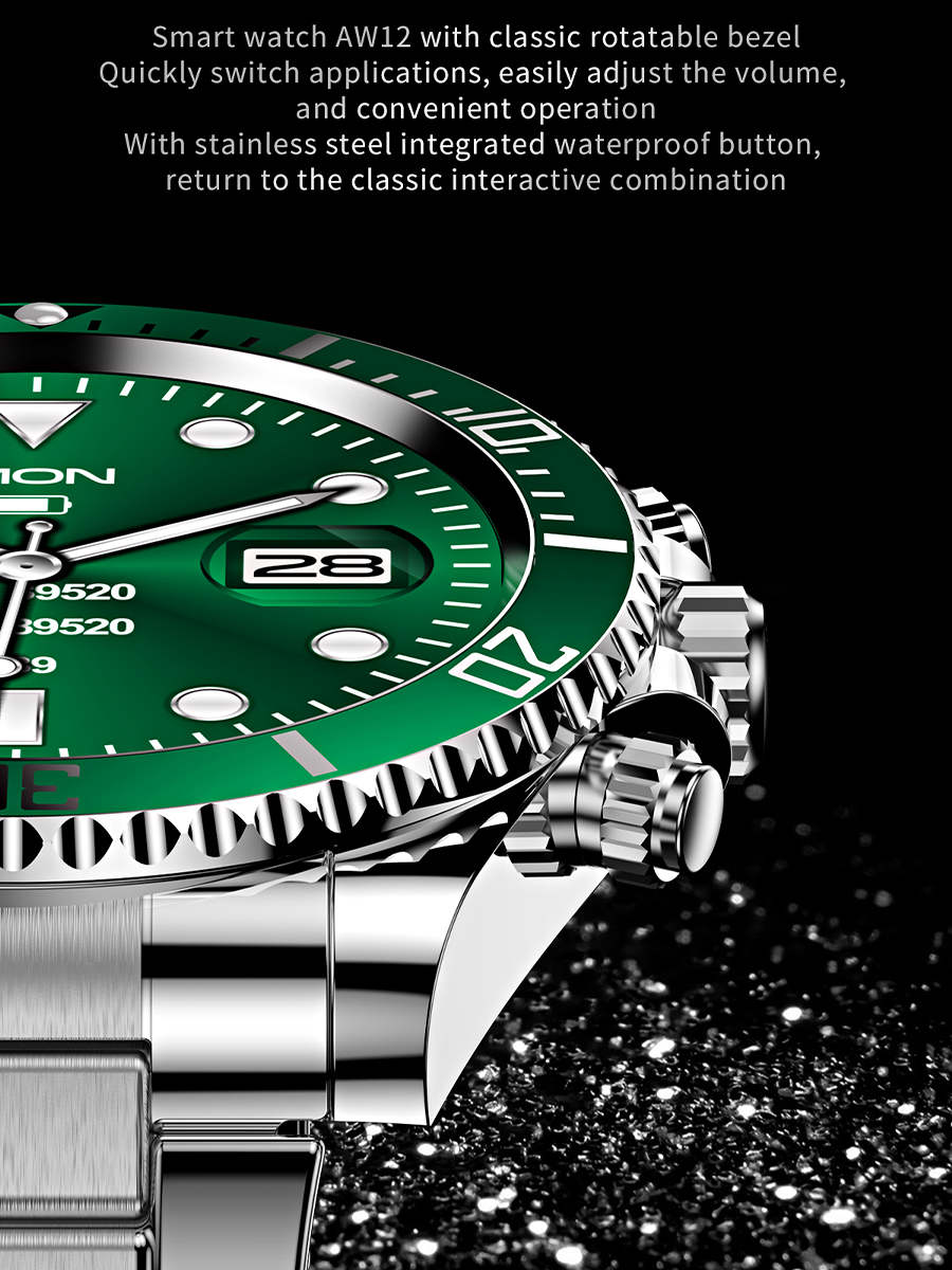 Smart Watch Men Watches Multifunction Smartwatch Fitness Sports Waterproof Wrist Clock Bluetooth Call Connected Business Casual