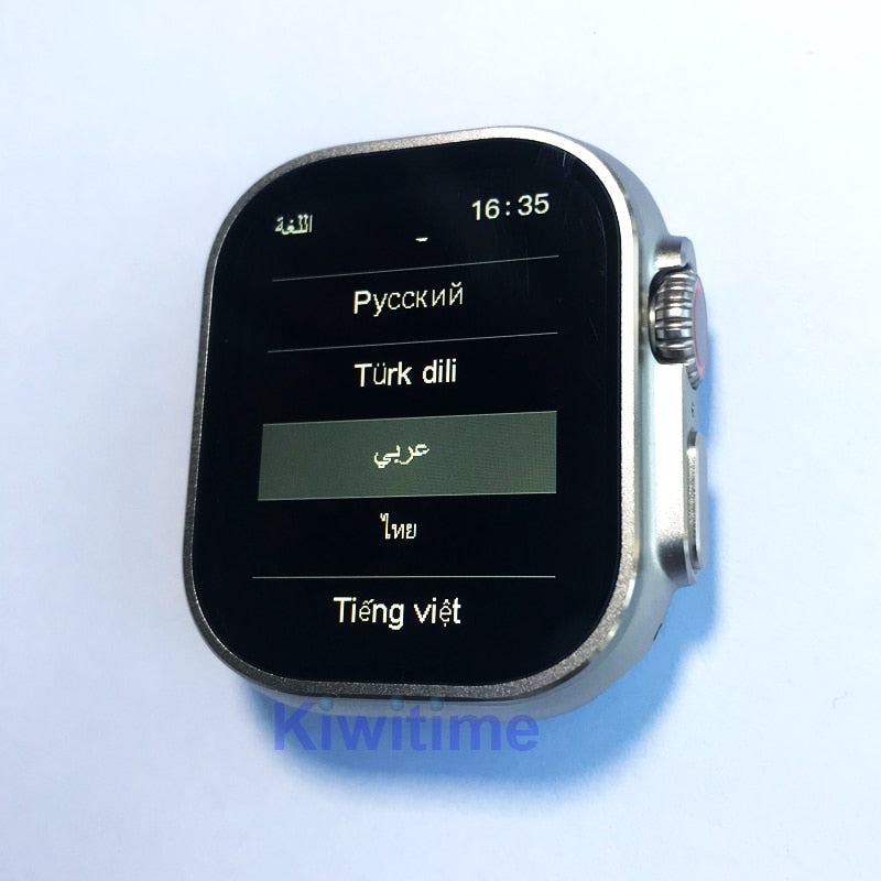 KIWITIME IWO Watch Ultra 2 Smartwatch 49mm Infinity Screen Titanium 2022 Best Series 8 Smart Watch for Men Women Samsung Android