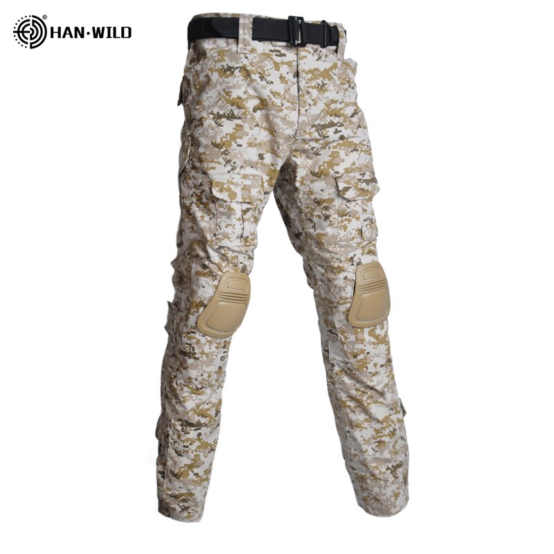 Tactical Combat Camouflage Outdoor Airsoft Paintball Clothing Military Shooting UniformShirts Cargo Pants Elbow Knee Pads Suits 1