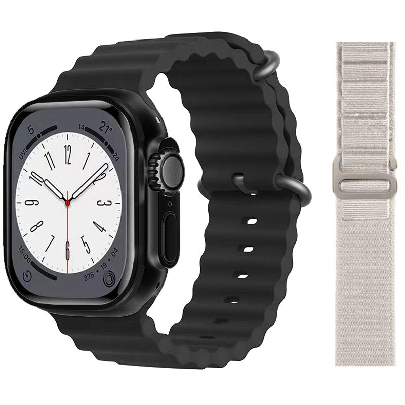 W&O Smart Watch X8+ Ultra 49MM Wireless Charging NFC 2.08 Inch Waterproof  Sport Watches Bluetooth Calls Smartwatch Men Women