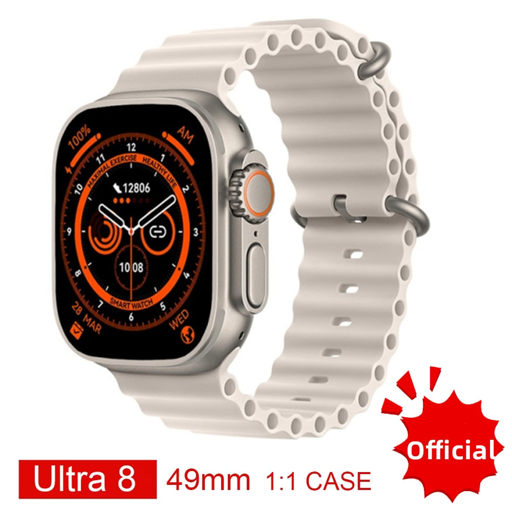 Smart Watch смарт часы 49mm Official Watch 8 Ultra Series Smartwatch Men Watches умные часы Women Bluetooth Fitness Bracelet