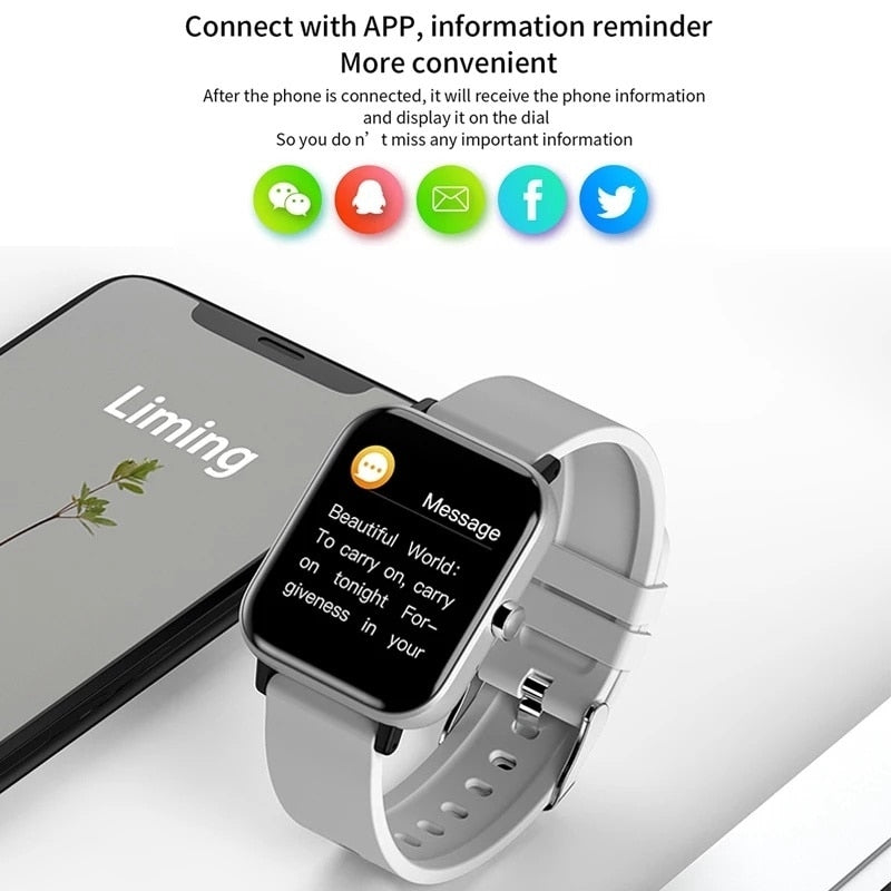 Xiaomi Smart Watch For Men Women SmartWatch Sport Fitness Bracelet Health Monitoring Waterproof Bluetooth Call For Android IOS