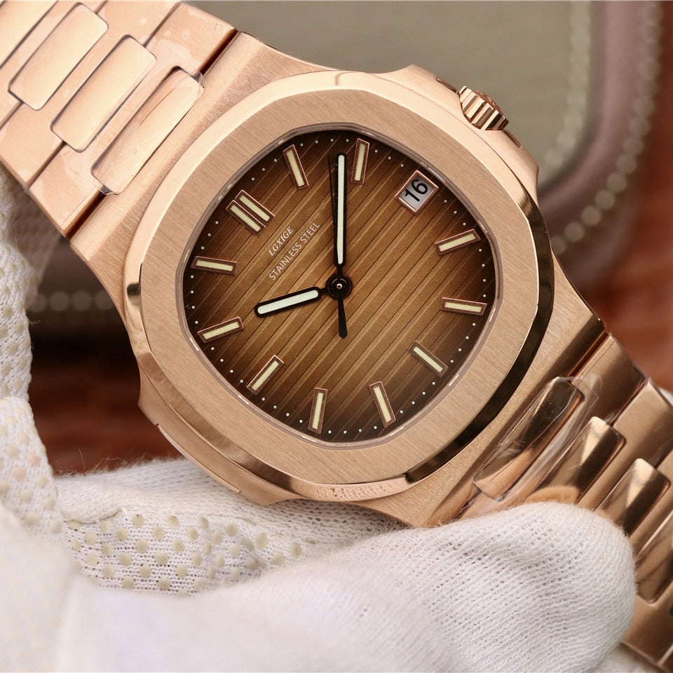 Luxury Brand Mens Watches Top Full Steel Men Wrist Watch For Men PP Classic Male Clocks High Quality AAA Sport Watch