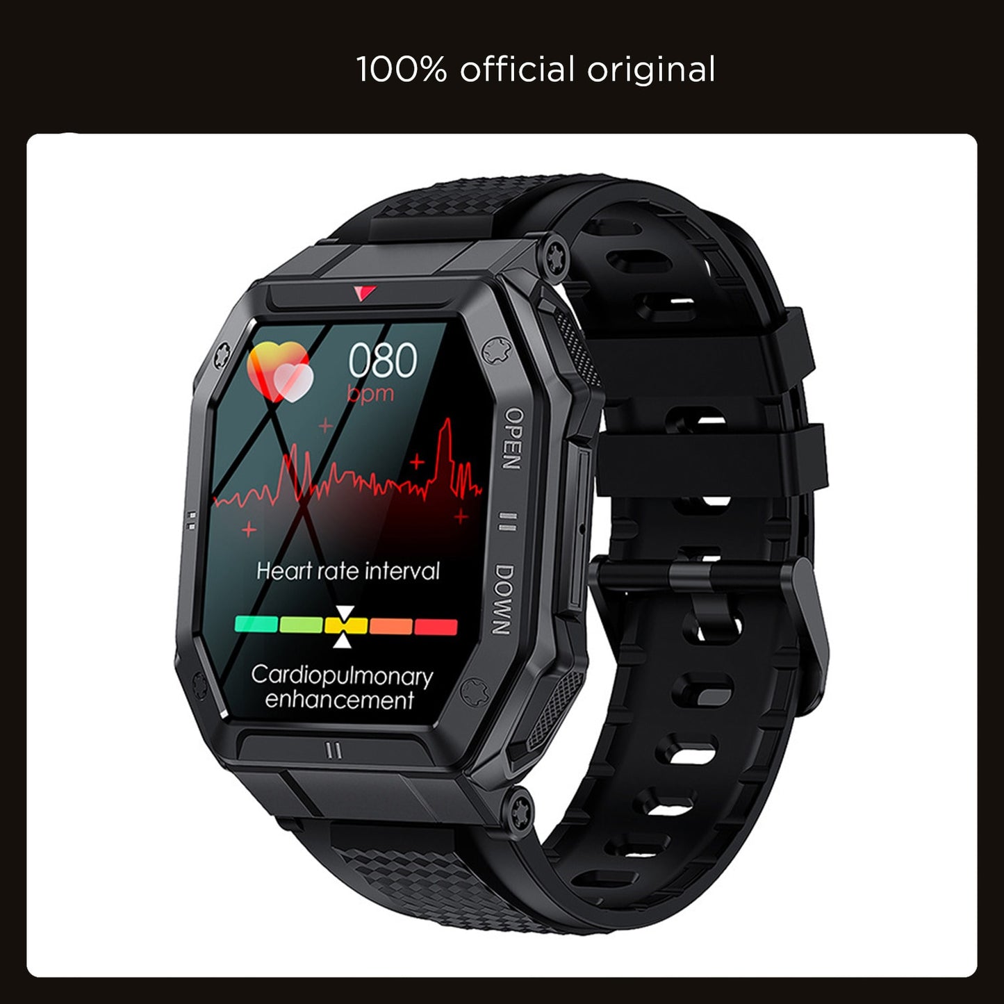 XIAOMI 1.85inch Bluetooth Military Smart Watch Men Call 350mAh 24H Healthy Monitor Outdoor IP68 Waterproof Sports Smartwatch