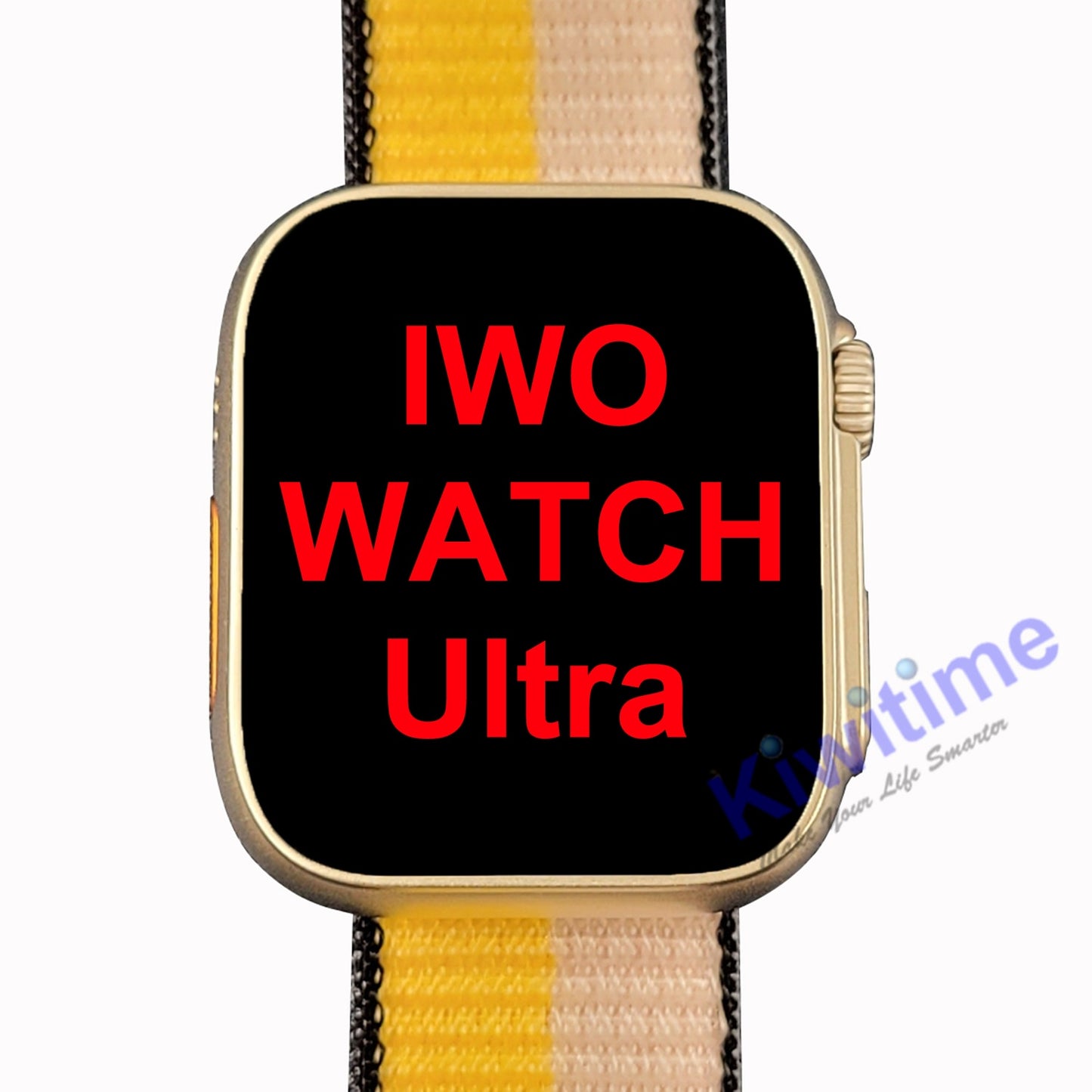 KIWITIME IWO Watch Ultra Smartwatch Series 8 45mm Infinity Screen Heart Rate Monitor 2022 Best Smart Watch for Men Women Android