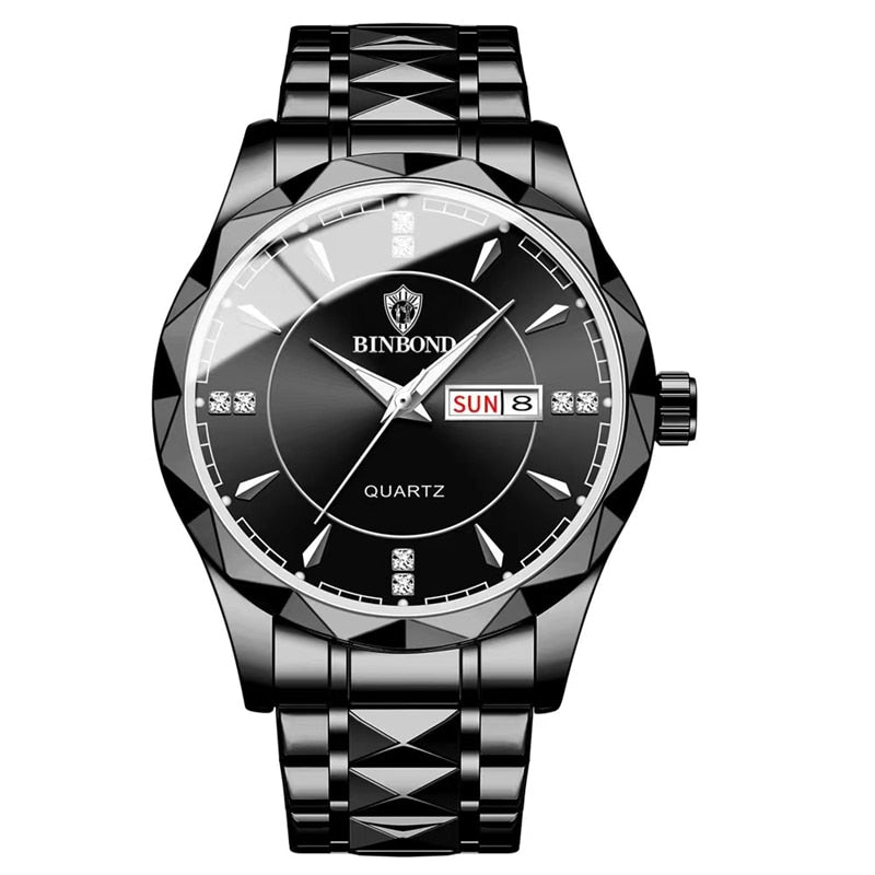 Fashion Luxury Gold Watch Men 2022 New Military Sport Quartz Wristwatch Calendar Casual Clock Stainless Steel Wateproof Watches