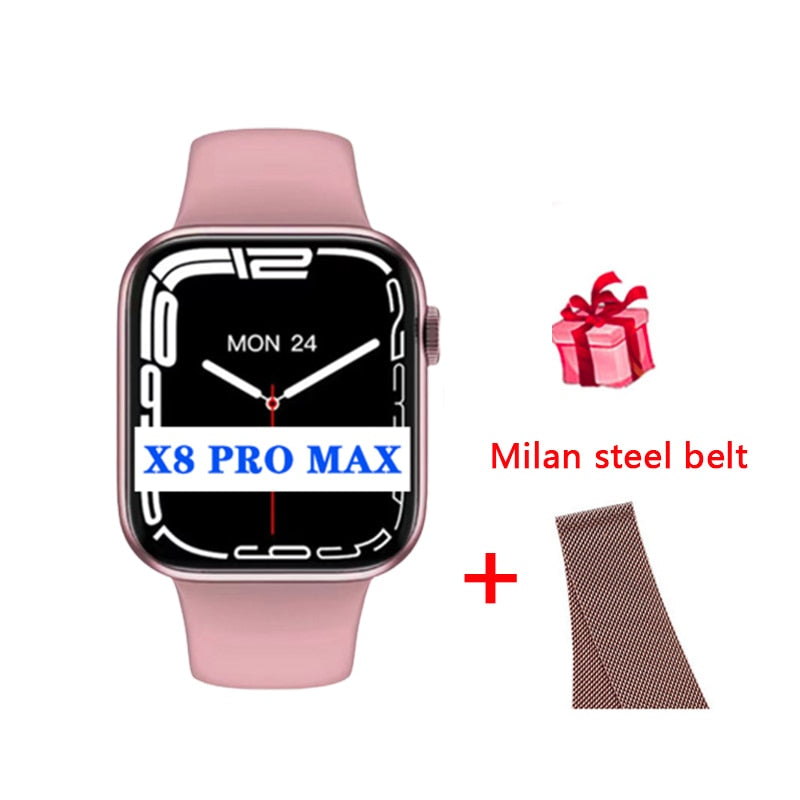 X8 Pro Max Smart Watch 3/4/5/6/10PCS Women Men Message Reminder 1.75 inch Dialing Sports Sleep Monitoring Heart-rate Smart Watch