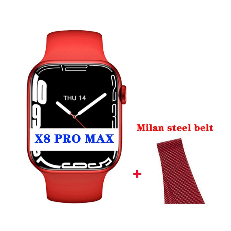X8 Pro Max Smart Watch 3/4/5/6/10PCS Women Men Message Reminder 1.75 inch Dialing Sports Sleep Monitoring Heart-rate Smart Watch