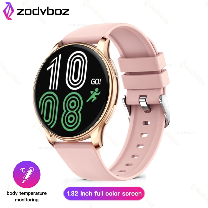 New Smart Watch Women Full Touch Screen Sports Fitness IP67 Waterproof Bluetooth Call Watch For Android IOS Smartwatch Women Men
