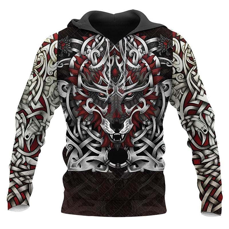Men Hoodies Classic 3D Printed Medieval Clothes Knights Templar Harajuku Trend Fleece Sweatshirts Casual Hooded Jacket Clothing 1