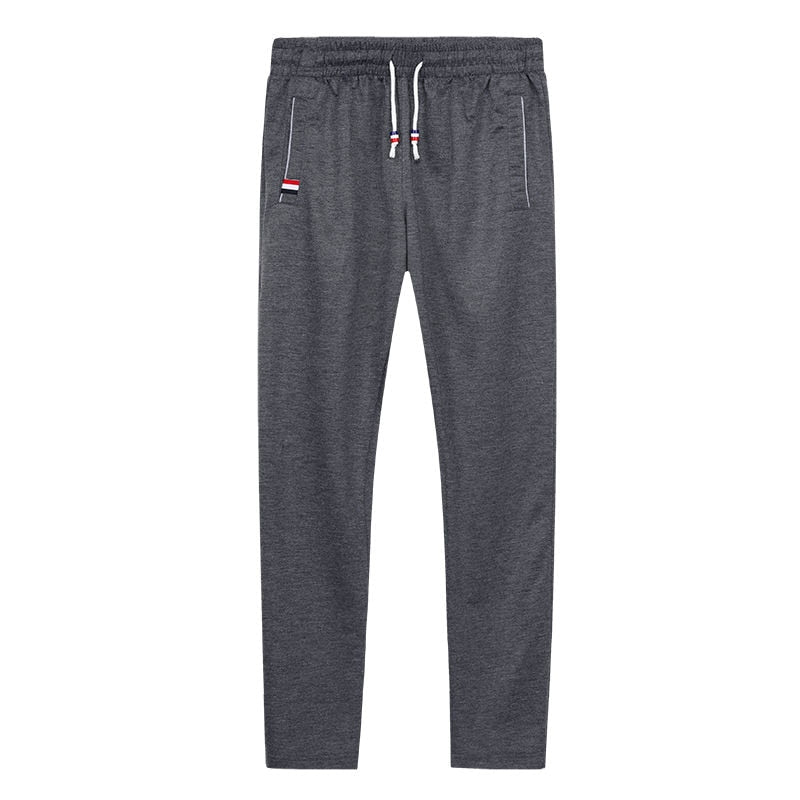 Men Sweatpants Plus Size Men Joggers Breathable Track Pants Elastic Waist Sport Casual Trousers Baggy Fitness Gym Clothing