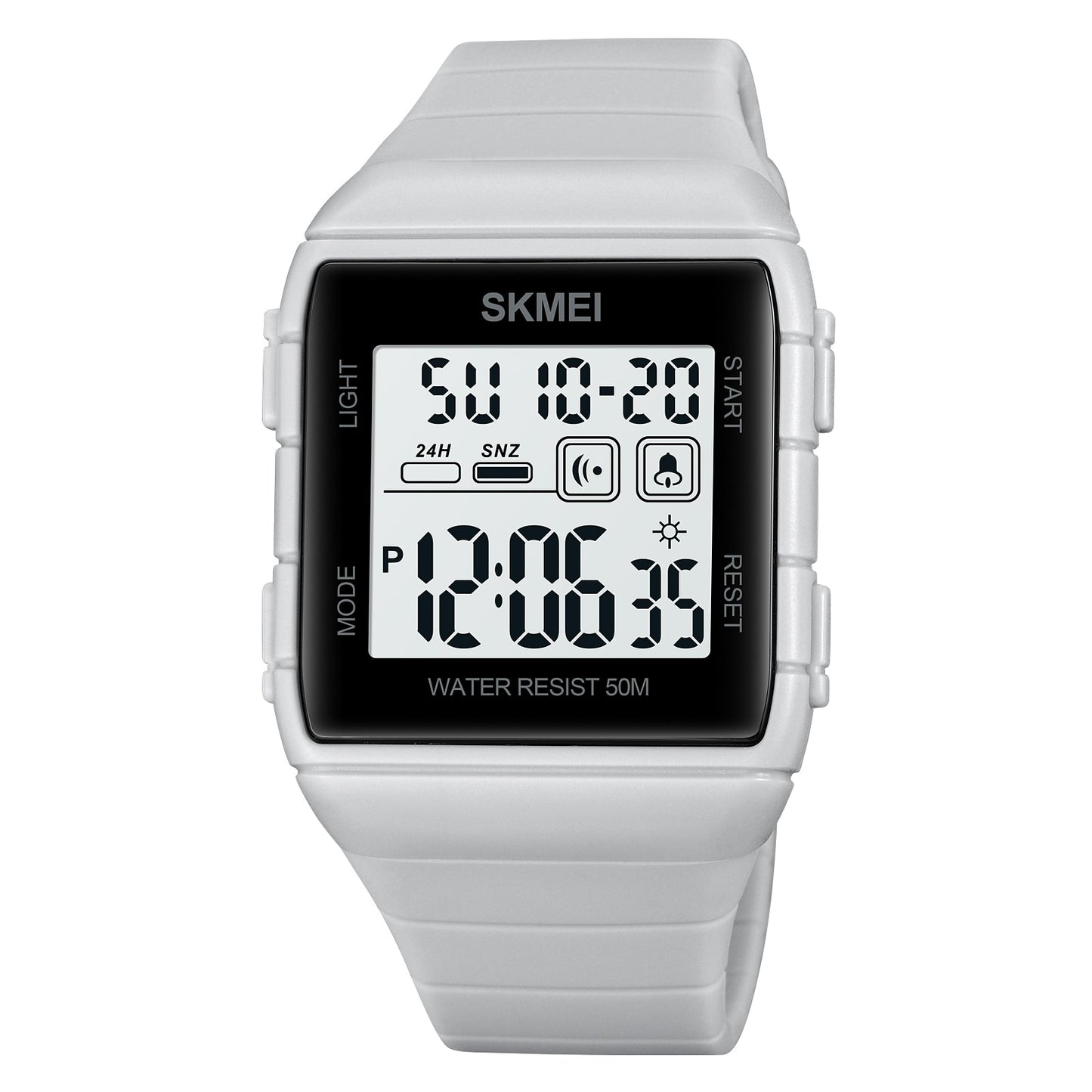 SKMEI Electronic Movement Sport Watch For Men Dual Time EL Light Display Digital Watch 50M Waterproof Clock Relogio masculino