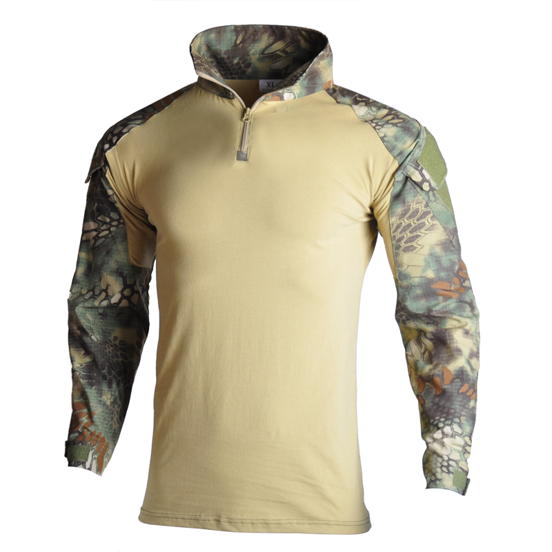 Tactical Combat Camouflage Outdoor Airsoft Paintball Clothing Military Shooting UniformShirts Cargo Pants Elbow Knee Pads Suits