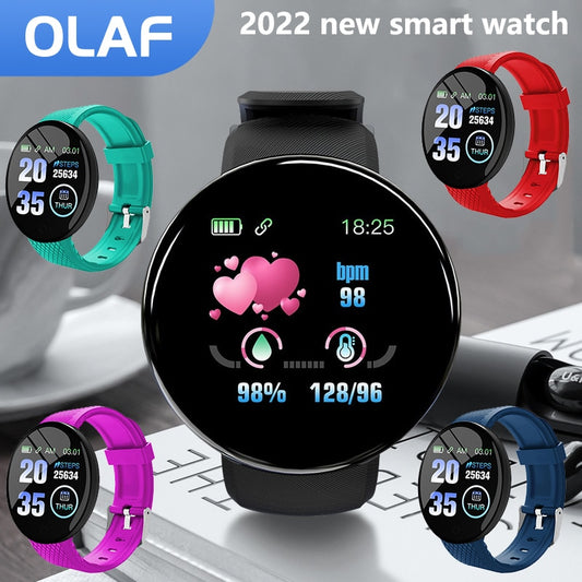 Smart Watch for IOS Android Men Women Fitness Bluetooth Watch Heart Rate Monitor Blood Pressure Kid watch with Wireless Charge