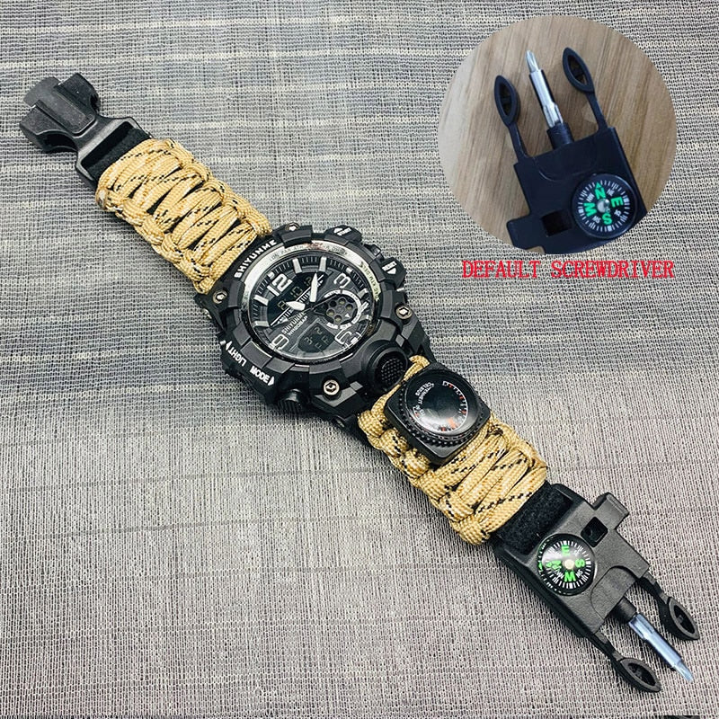 SHIYUNME New Sports Men's Watches Compass Luxury Military Quartz Watch Men Waterproof Male Clock relogio masculino 2022