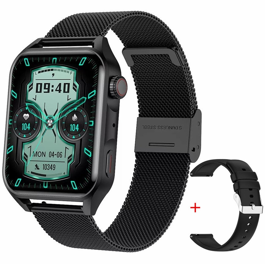 HK28 Smart Watch 1.78inch Amoled Men Women Smartwatch AI Voice Assistant Heart Rate Health Monitor Sports Wristwatch
