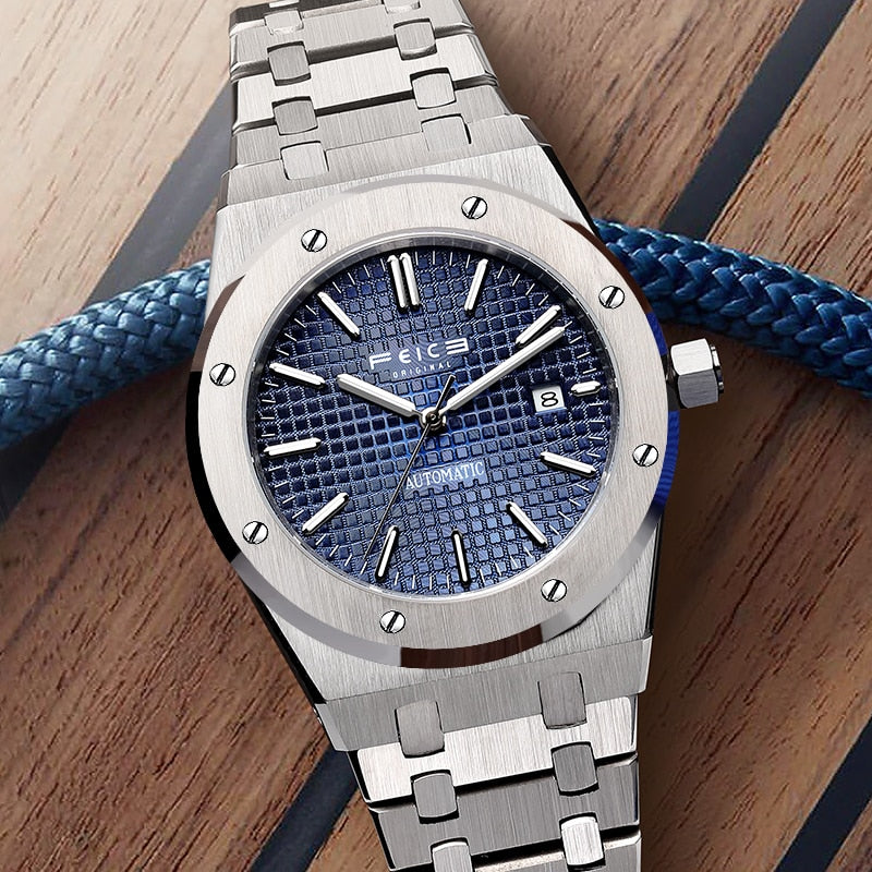 FEICE Classic Mechanical Watch Men Luxury Men Automatic Watches Business Waterproof Clock Man Business Luminous Watch