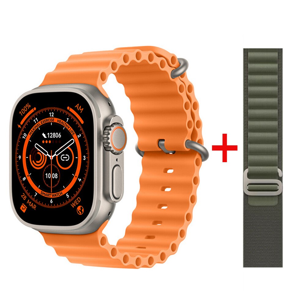Smart Watch смарт часы 49mm Official Watch 8 Ultra Series Smartwatch Men Watches умные часы Women Bluetooth Fitness Bracelet