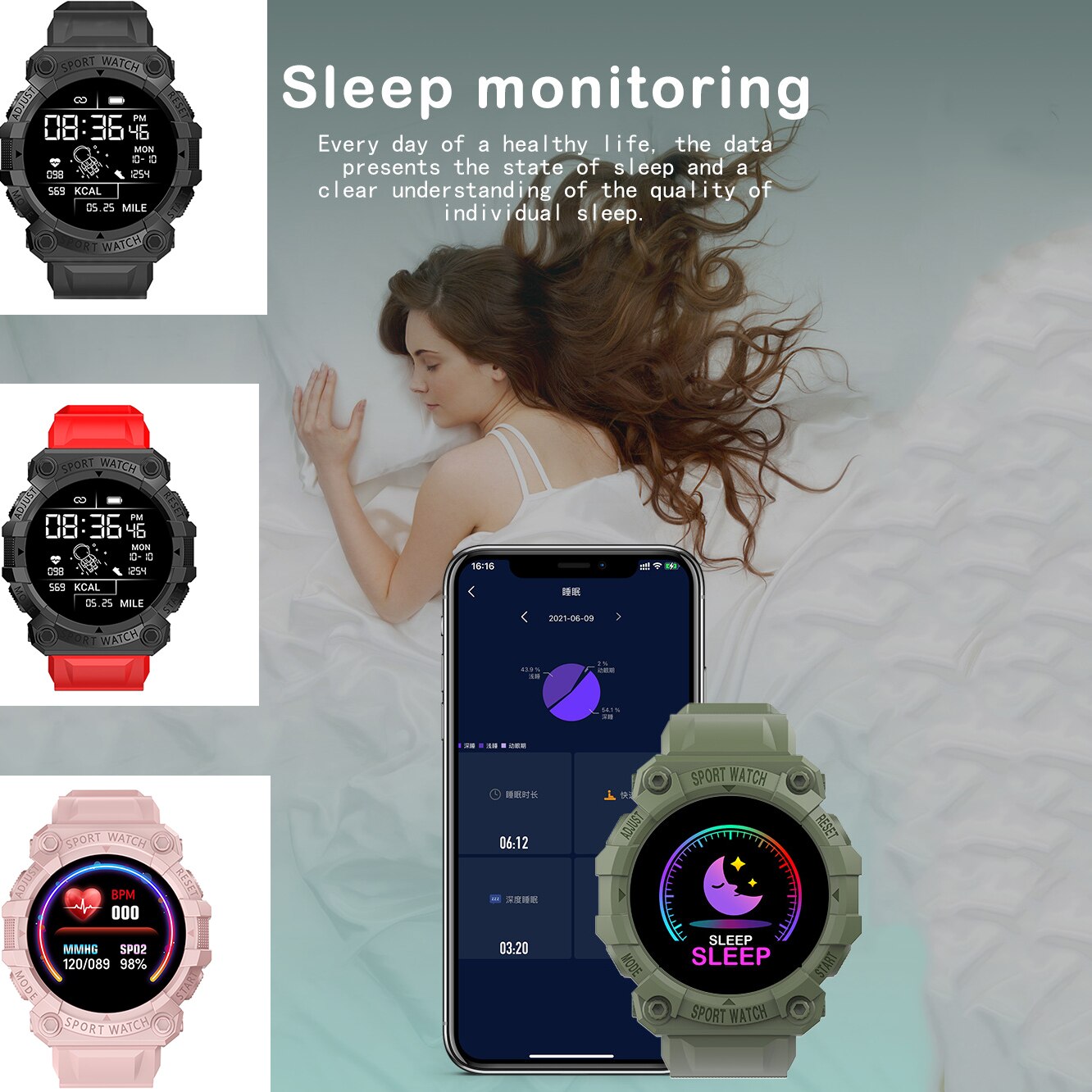 FD68S Smart Watch Men Women Touch Screen Sports Fitness Bracelet Wristwatch Waterproof Male Smartwatch Bluetooth For Android IOS