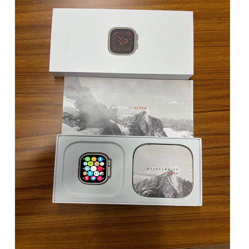 Smart Watch H11 Ultra Strap Lock 49mm IWO Men Series 8 NFC Wireless Charging Bluetooth Call GPS Smartwatch Women Real Screw New