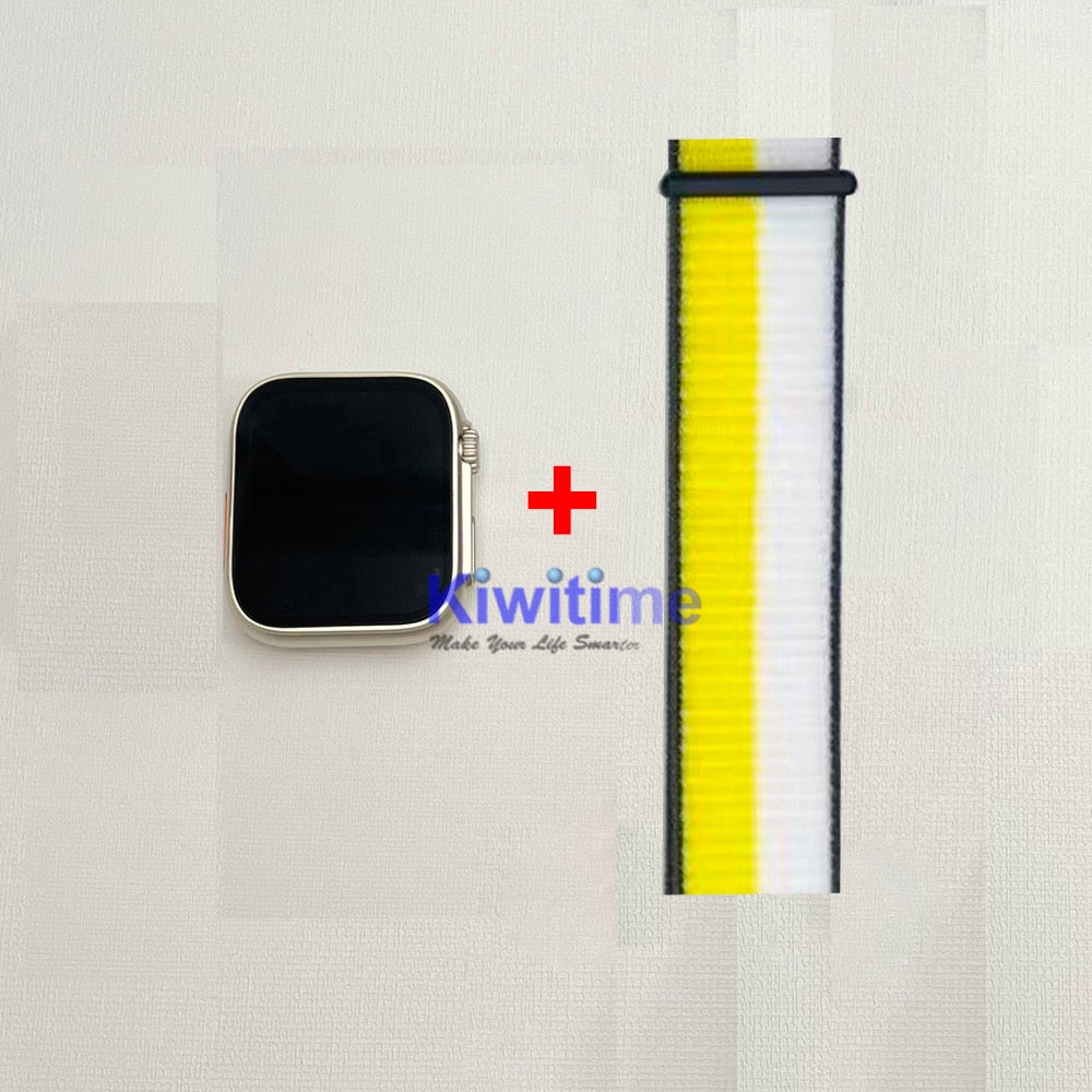 KIWITIME IWO Watch Ultra Smartwatch Series 8 45mm Infinity Screen Heart Rate Monitor 2022 Best Smart Watch for Men Women Android