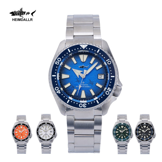 Heimdallr Titanium SKX007 Dive Watches For man Sapphire Titanium Bracelet 20Bar C3 Luminous NH36 Movement 2022 Luxury Man Watch