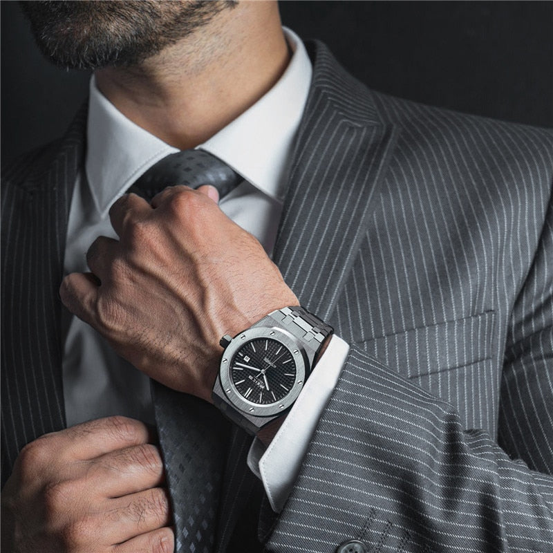 FEICE Classic Mechanical Watch Men Luxury Men Automatic Watches Business Waterproof Clock Man Business Luminous Watch