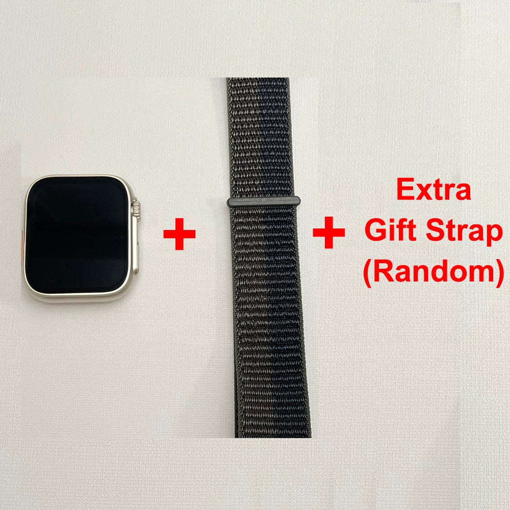 KIWITIME IWO Watch Ultra Smartwatch Series 8 45mm Infinity Screen Heart Rate Monitor 2022 Best Smart Watch for Men Women Android