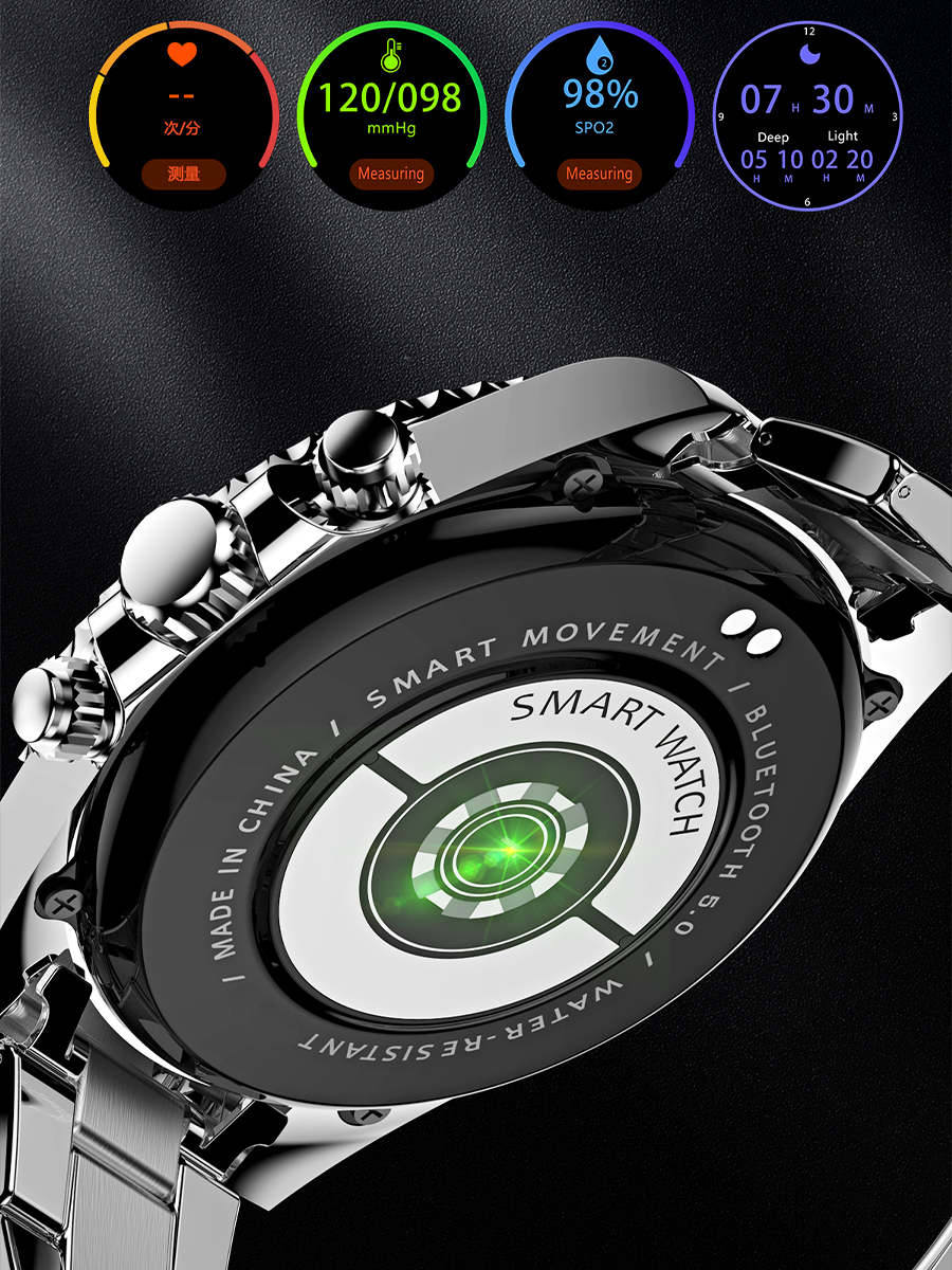 Smart Watch Men Watches Multifunction Smartwatch Fitness Sports Waterproof Wrist Clock Bluetooth Call Connected Business Casual